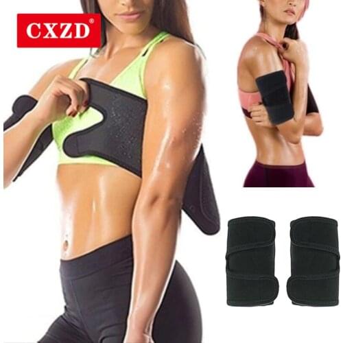 CXZD 1Pair Neoprene Womens Arm Control Shapers WeightLoss Anti Cellulite Sauna Arm Pad Slimming Trimmer Arm Shapers Sleeve Belt
