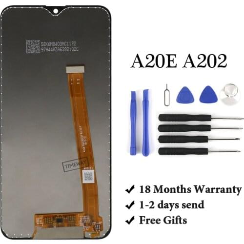 For Samsung A20E A202 A202F A202DS Display Touch Screen Digitizer Assembly For SAM A202 A202F/DSssembly Replacement Part