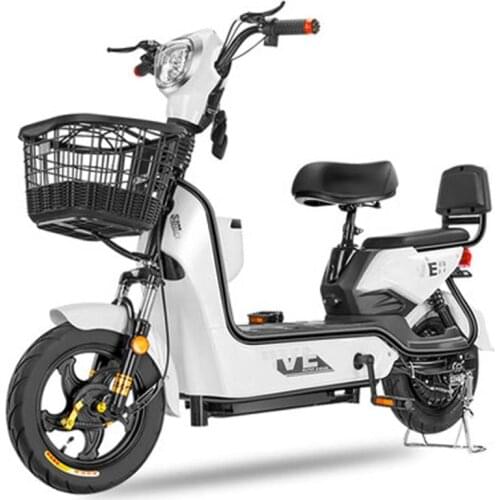 14 Inch Mini Electric Bicycle 350W Motor 48V 12/20A with Light Lithium Battery Men And Women Bike
