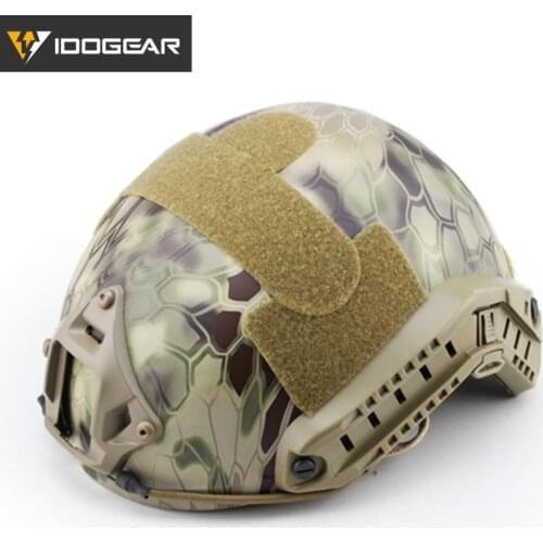 IDOGEAR Tacitcal FAST Helmet MH Type Advanced Adjustment w/NVG Shroud+Side Rail Military Headwear