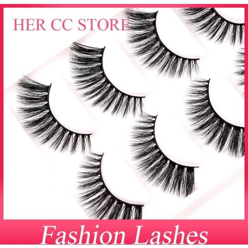 INDIVIDUAL PACKING 5PAIRS FASHION EYELASHES 0.07mm 3D SOFT DRAMATIC NATURAL THICK FALSE EYELASHES HIGH QUALITY MAKUP（11X)