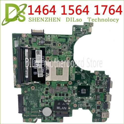 KEFU DA0UM3MB8E0 Motherboard For Dell Inspiron 1464 1564 1764 Motherboard PGA989 DDR3 100% tested original mianboard