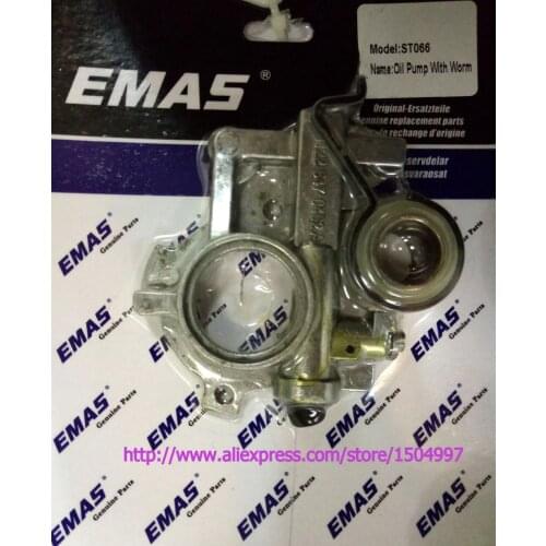 Oil pump for CHAINSAW 064, 066, 084, 088, MS650, MS660, MS780, MS880 with worm gear
