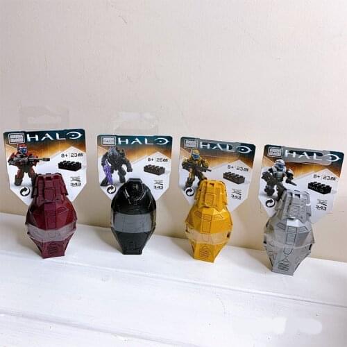 Mega Bloks Halo Metallic Stealth Drop Pod Toy Figure Action Figure *new Sealed* Best Gifts for Children and Adults