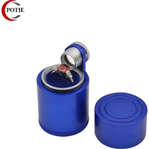 Mini 10X Adjustable Diamond Waist Mirror Gem Stone Viewer Magnifier Jewelry Tools