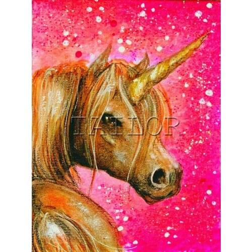 Cuadros full square embroidery 5d diamond painting kit set complet Cross stitch dirll drawing mosaic landscape horse unicorn art
