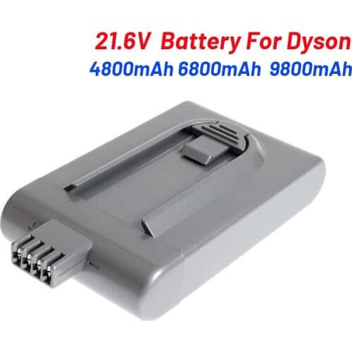 NEW EST 4.8 / 6.8 / 9.8ah 21.6v Li ion DC16 Vacuum Cleaner Replacement Battery DC12 12097 BP01 912433-01 L50 of Dyson DC16
