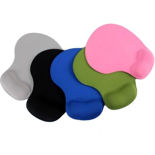 Pure Color Silicone Ergonomic Mouse Pad with Wrist Support, Memory Foam Keyboard Wrist Rest Pad for Office Computer Pain Relief