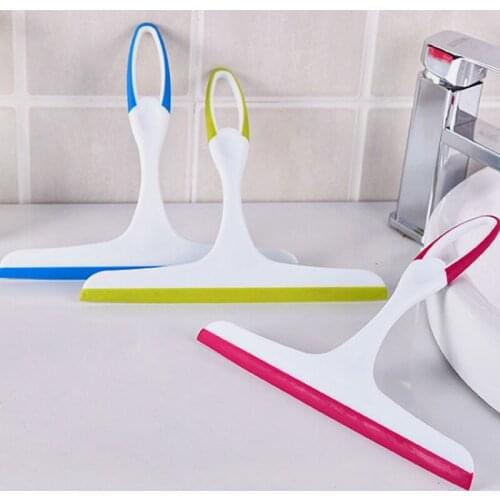 Window Squeegees Glass Cleaning Wiper Brush Eco-Friendly Soft glue bathroom car windscreen tile Single-sided wiper cleaning tool