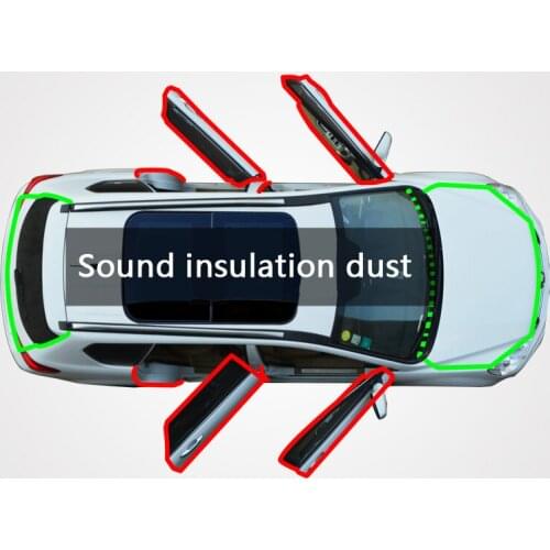 Qisen DS3/ds4s/DS5LS/DS6 car door hood whole car sound-proof and dustproof feng shui modified sealing strip