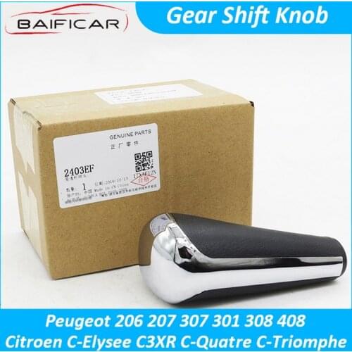 Baificar Brand New Quality Gear Shift Knob 2403EF For Peugeot 308 408 307 301 3008 Citroen C-Quatre C-Triomphe C2 Automatic