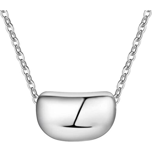 Lucky Charm Silver Color Pendants For Women Fashion Jewelry Necklace Lady Accessories Fashion Jewelry Pendant Pea AN587