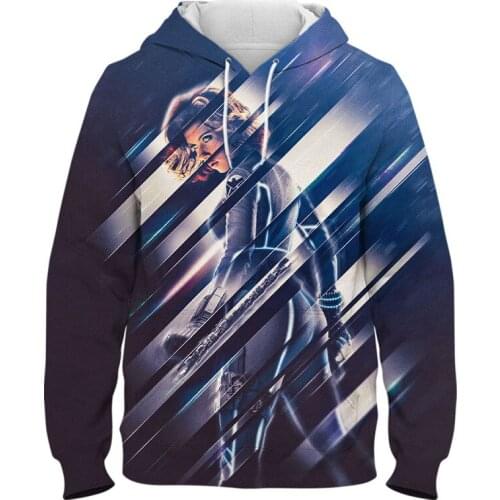 Black Widow Sweatshirts Womens clothing 3D Print New Fashion Boy Girl Child Oversized Hoodies Spring Autumn Harajuku Men hoodie