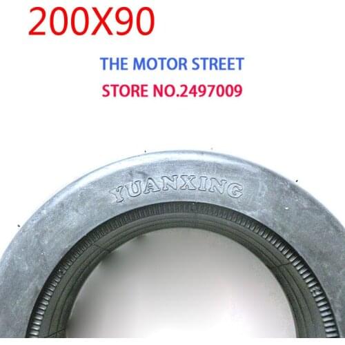 High quality 200x90 Solid tire without inner tube tyres fits electric scooter torque car 8 inch non inflatable solid tire