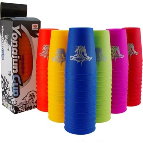 Yongjun Flying Cup 12pcs Set Flying Cup Speed Professional Puzzle Toys For Children Kids Gift