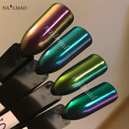 5ml Mirror Powder Chameleon Pigment Duochrome Powder Chrome Pigment Mermaid Powder Galaxy Glitter Dust Color Shifting