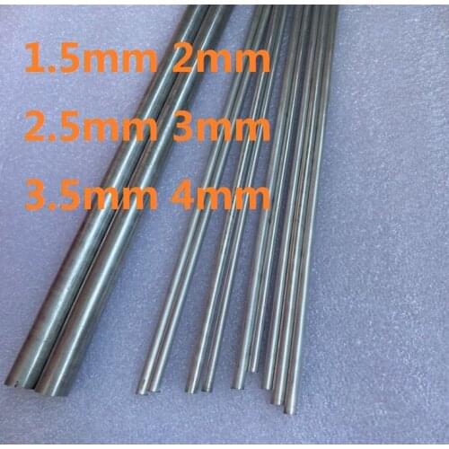 1mm 1.5mm 2mm 2.5mm 3mm 3.5mm 4mm aluminum alloy rod AL alloy bar aluminum stick Solid aluminum round bar aluminum column