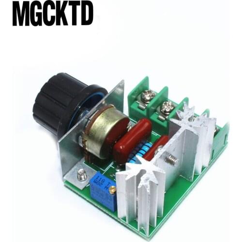 1PCS, 2000W Voltage Regulator Dimming Dimmers Speed Controller Thermostat AC 220V