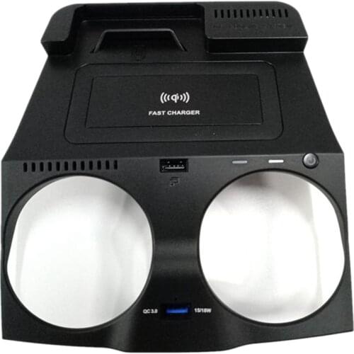 15W Car QI Wireless Charger for-BMW 5 6 Series G30 G38 G32 6GT 2018 2019 2020 Special Mobile Phone Charging Plate