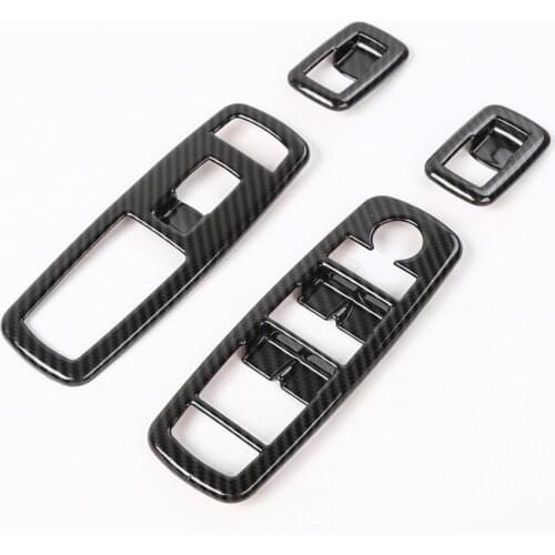 4pcs Window Adjustment Switch Button Frame Cover Trim for Dodge Charger 2011+ Car Stickers Car Accessories Interiror Decoration