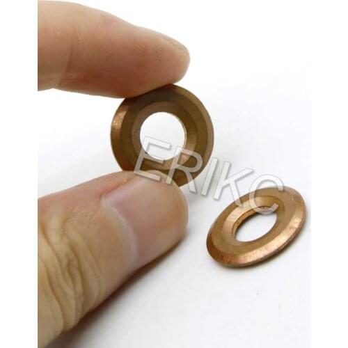 5PCS ERIKC E1022016 Original Diesel Injector Shim Fuel System Injection Copper Washer Thinkness : 2mm for Fuel Injectors