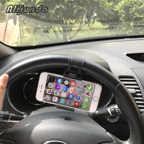 Car Steering Wheel Mount Holder Car Mount Bracket Rubber Band For Jaguar XF XJ XJS XK S-TYPE X-TYPE XJ8 XJL XJ6 XKR XK8 XJS X32