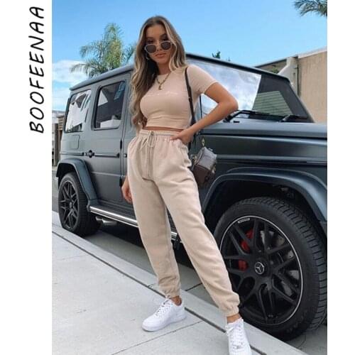 Женские штаны шаровары BOOFEENAA China At AliExpress