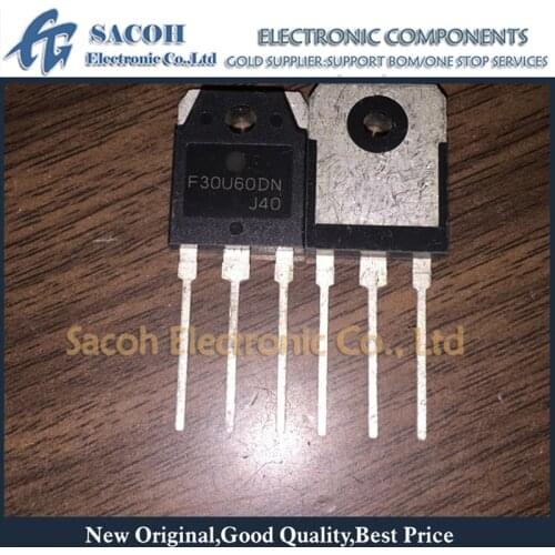 10Pcs FFA30U60DN F30U60DN TO-3P 30A 600V Ultrafast Recovery Diode