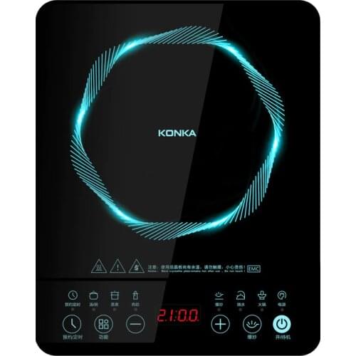 Household Multifunctional Induction Cooker 10 Stage Fire Adjustment Small Battery Cooker Double Plate Induction Cooker 2100W