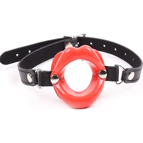 Erotic Open Mouth Gag Cock Sucker Sexy Lip Oral Ball Bdsm Bondage Restraints Fetish BDSM Slave Adult Sex Toy For Women Couples