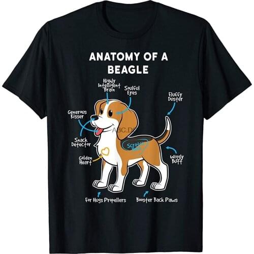 Anatomy Of A Beagle Funny Dog Master Mistress T-Shirt T-Shirt