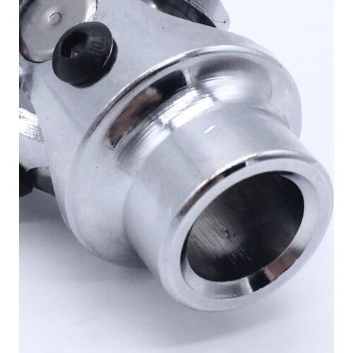 Chrome Single Steering Shaft Column Universal 3/4"-36 Spline 3/4" DD Replace