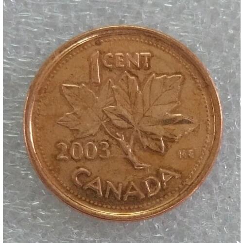 Canadian 1 cent Maple Leaf Queen Old Version Commonwealth Coins Old Original Coin Collectible Edition 100% Real Random Year