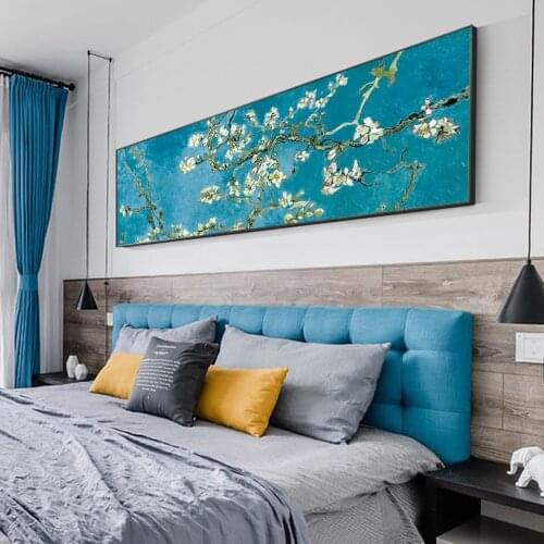 Famous Painting Almond Blossom By Van Gogh Canvas Art Paintings Home Wall Decor Flowers Pictures for Living Room Cuadros