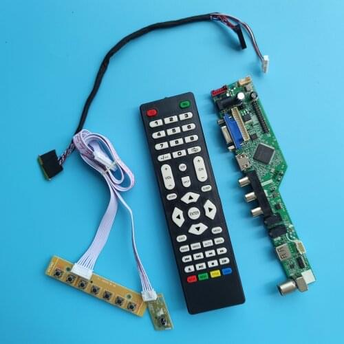 Kit for 40Pin 1366*768 LTN140AT01 LTN140AT02 Screen LCD LED LVDS AV VGA USB Signal Monitor controller board HDMI-compatible