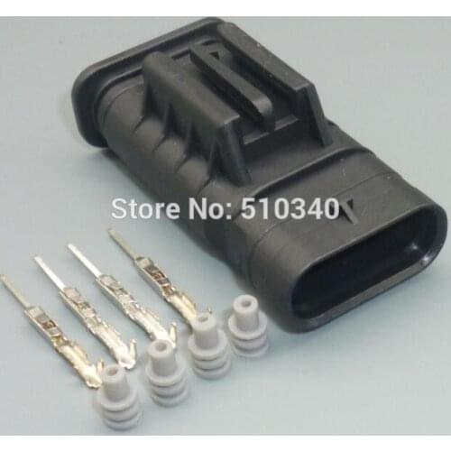 1set 1.0mm male Waterproof car equipped with an oxygen sensor connector plug connector terminal
