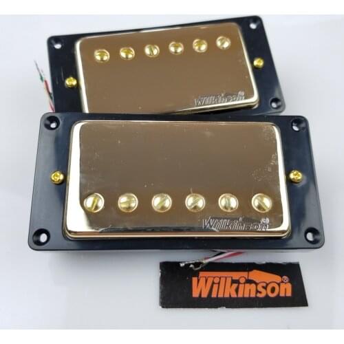 NEW Wilkinson Gold LP SG ES Electric Guitar Humbucker Pickups closed WVC Gold Cover Made In Korea