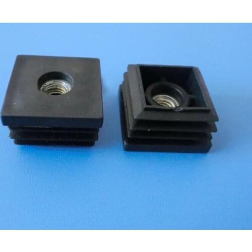 M8 pre-embedded nut square tube plug blank tube insert furniture caster Leg Adjustable caster Levelling Glide Feet Screw On