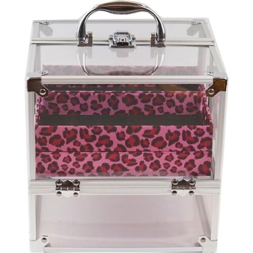 Clear Makeup Organizer Organizador De Maquillaje Plastic Make Up Cosmetic Storage Box