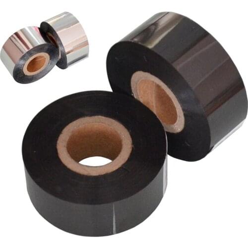 Black Width 25mm length 100m coding thermal print for packing bags