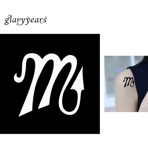 1 Sheet Letter Pattern Design Henna Tattoo Stencil for Women Waist Body Art Airbrush Drawing Mehndi Tattoo Stencil Creative G131