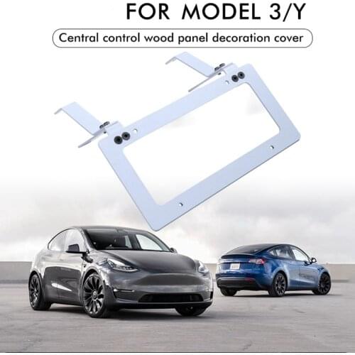 For Tesla Model 3 US Version Universal Car License Plate Frame Number Plate Metal Holder Mounting Holder