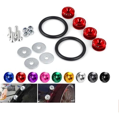 Car High-quality Front Bumper Chrome-plated Quick Release Fasteners Rear Bumper Surround Reinforcement Ring