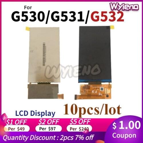 Wyieno 100% Tested LCD For Samsung Galaxy Grand Prime G530 G531 J2 Prime G532 LCD Display Module Screen ; 10pcs/lot