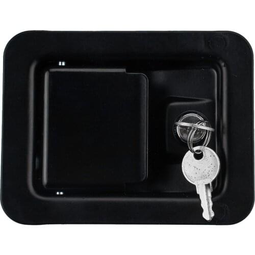 Trailer Door Latch Tool Box Lock 2 Keys Caravan Motorhome Trailer Truck Tool Box Door Single Point Handle for RV Camper