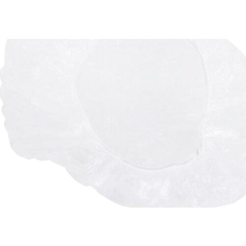 100Pcs Disposable Clear Shower Hair Caps for Spa Salon,Bathroom