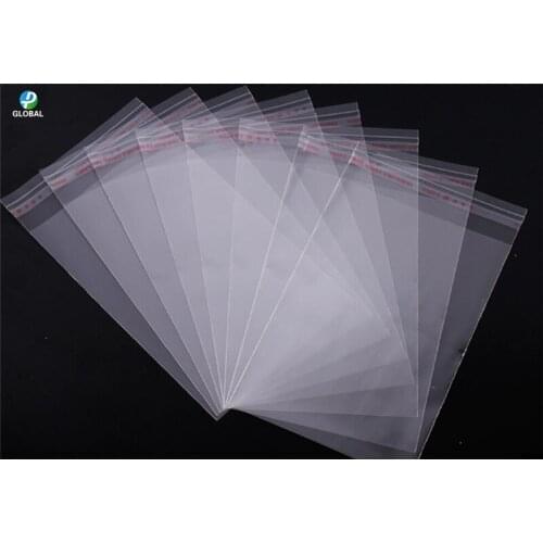 1500pcs 7.5*14cm Small Size Clear Self Adhesive seal Plastic Opp Bags For Candy Cookie Jewelry Resealable Packing Packaging Bag