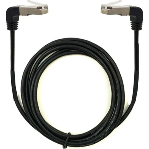 2 Elbow Up & Up Angled 90 Degree cat5e 8P8C FTP STP UTP Cat 5e Ethernet Network Cable RJ45 Lan Patch Cord 0.4m 1m 2m 3m 5m Angle