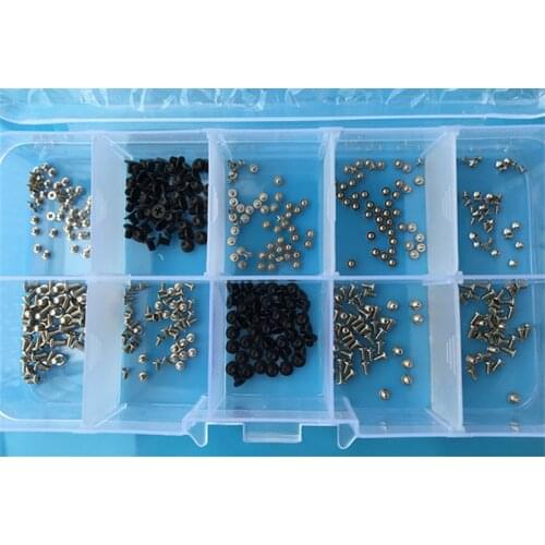 200Pcs Micro Precision Flat Screws M1.2-M2 Repair Tools Part Assorted for Mobile Phone Laptop Camera Tablet Glasses