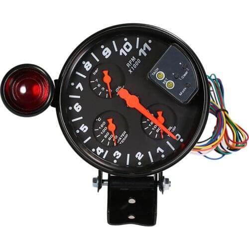 5inch Car Tachometer Oil Temperature Gague Oil Pressure Meter